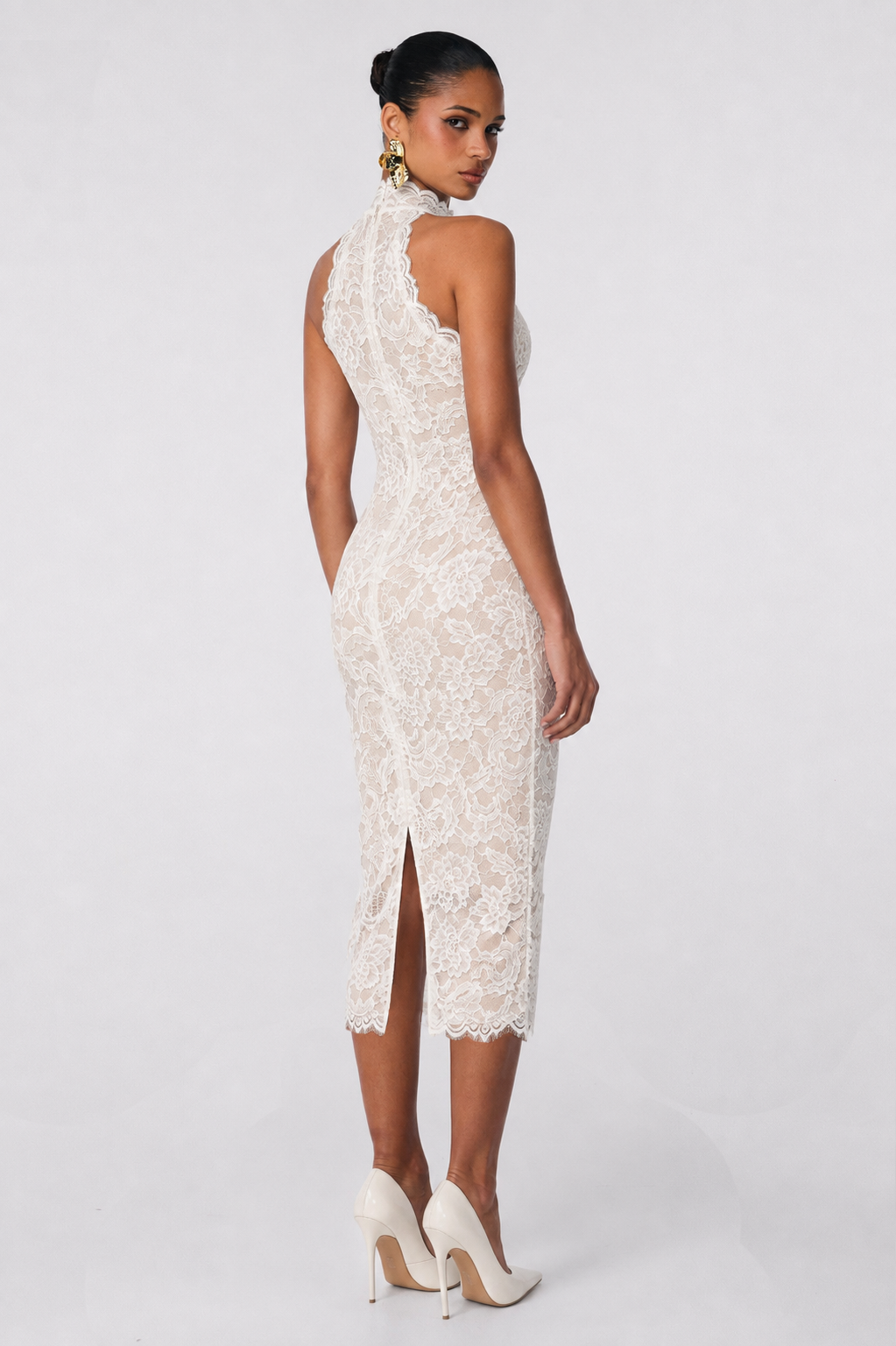 Alessia High Neck Midi