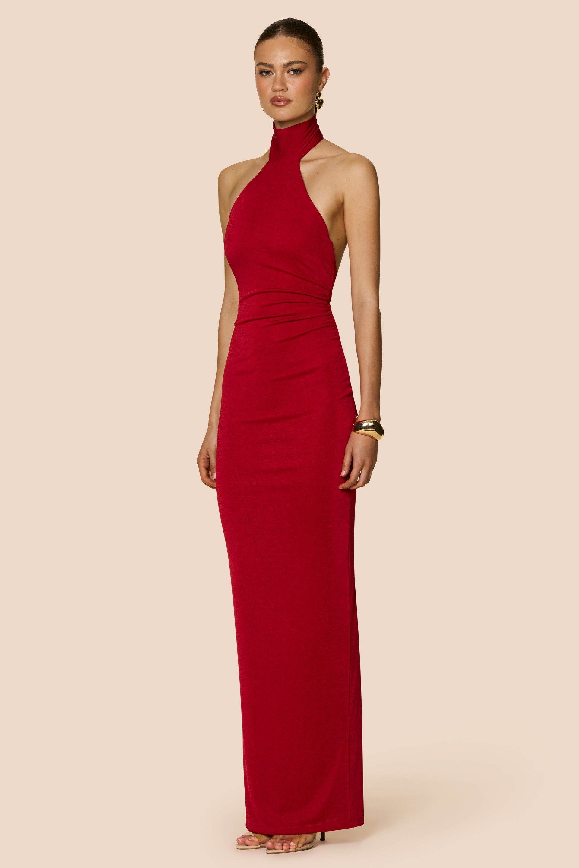Crush Halter Gown