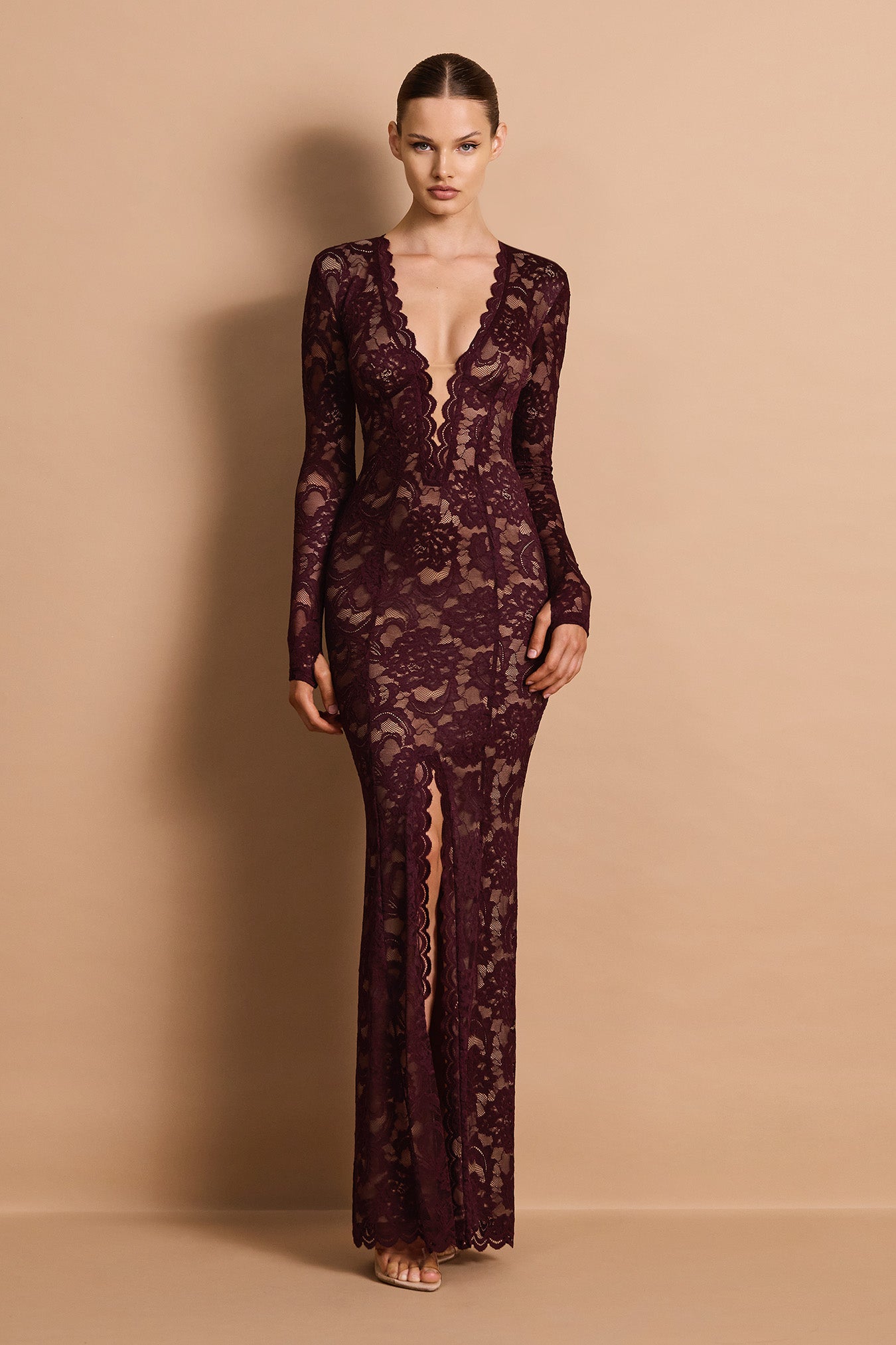 DELPHINE-LACE-LS-GOWN_BLACK-CHERRY_1
