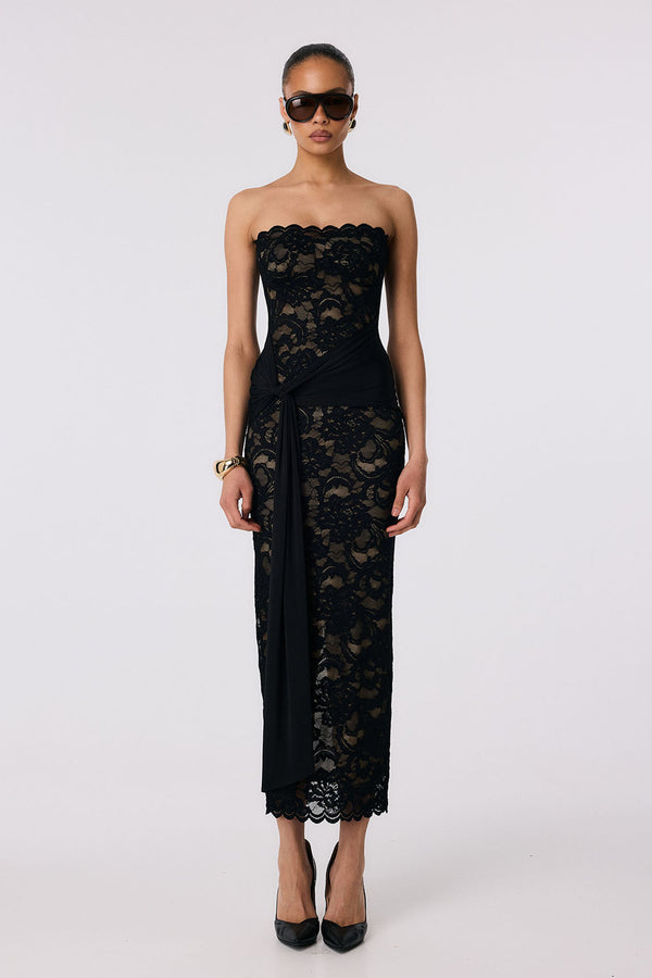 Ever After Strapless Midi