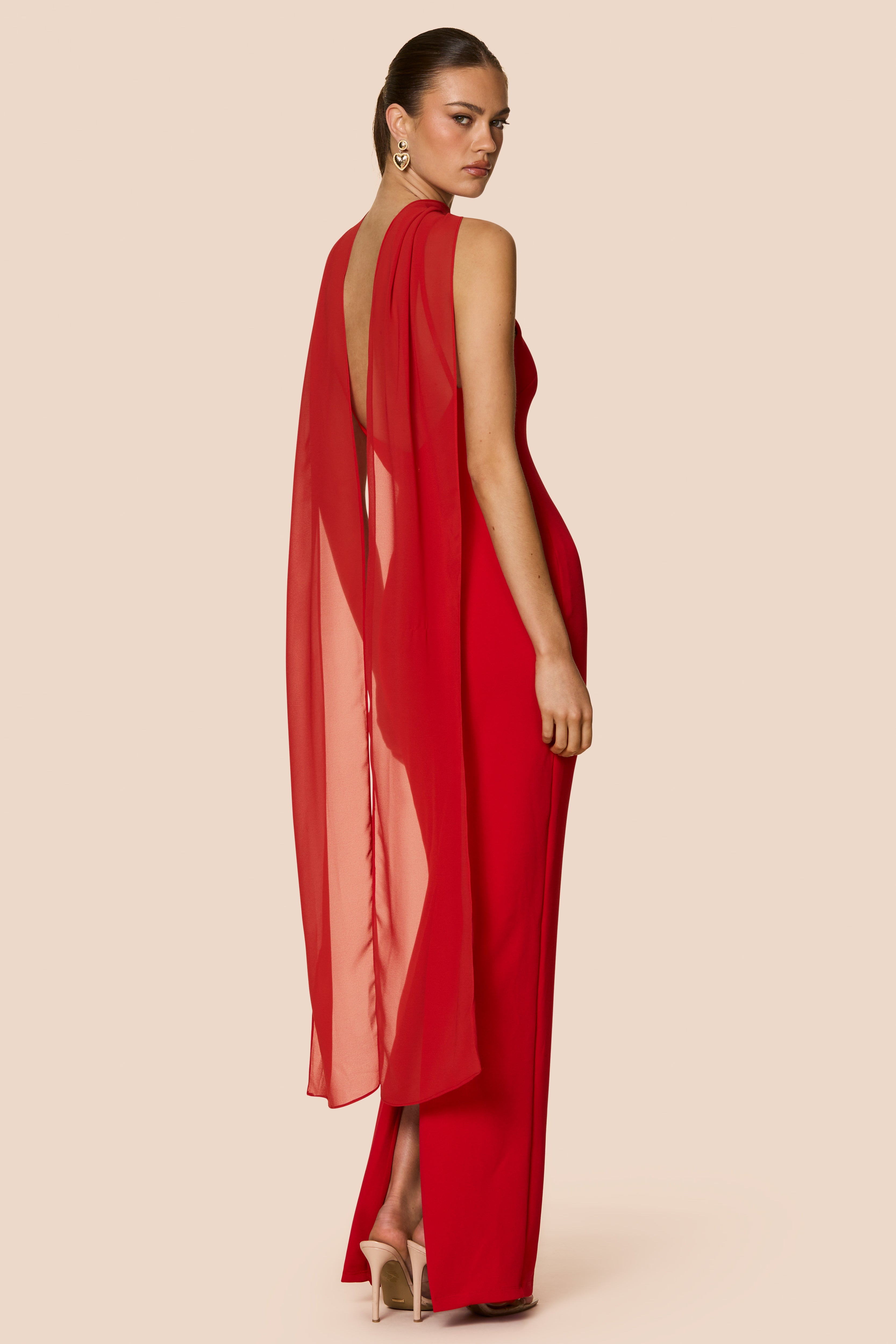 Martini High Neck Gown