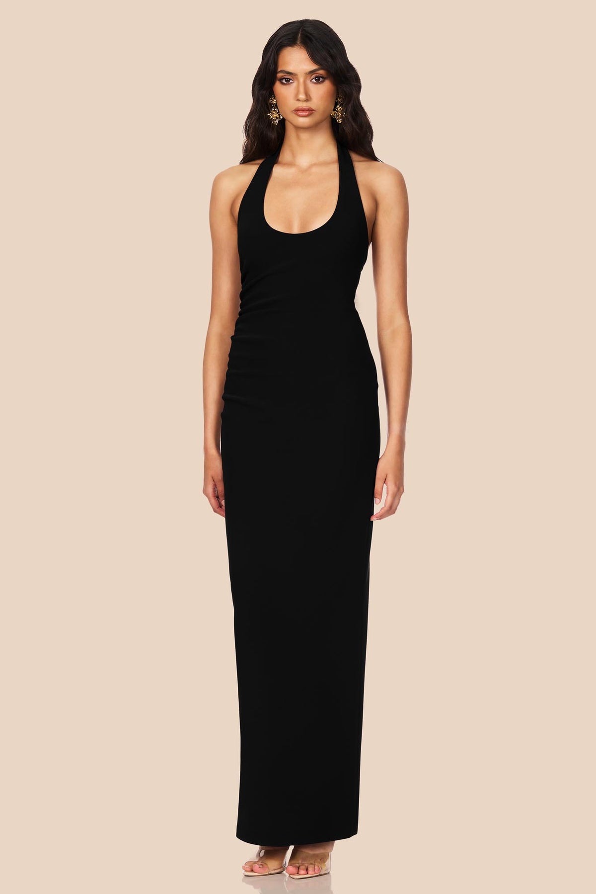 Natalia Halter Maxi Black / XL