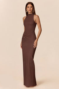 PETRA-HIGH-NECK-MAXI-CHOCOLATE-2