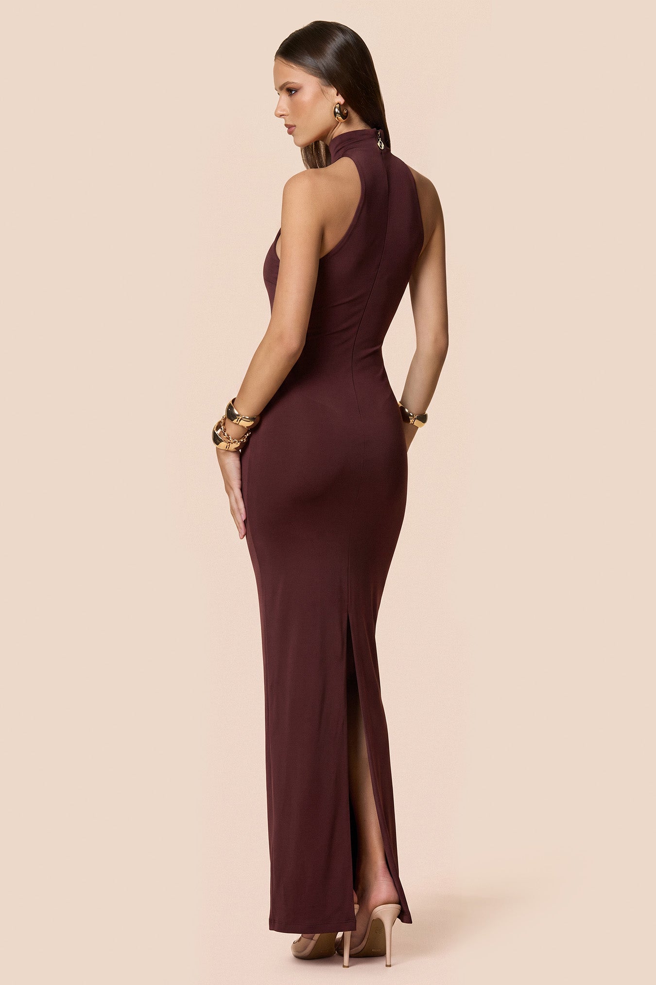 Petra High-Neck Maxi