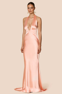 Scarlet Plunge Gown