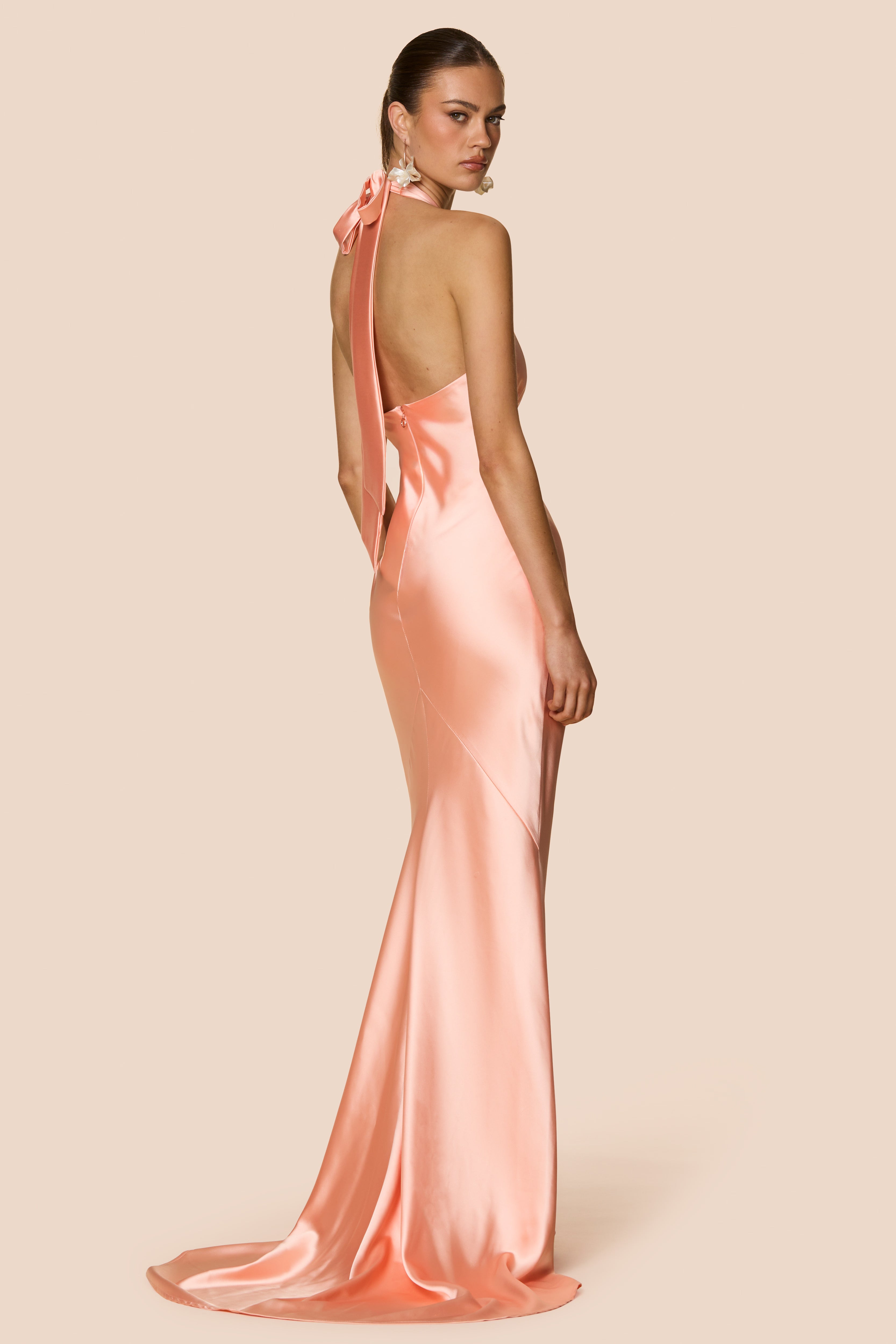 Scarlet Plunge Gown