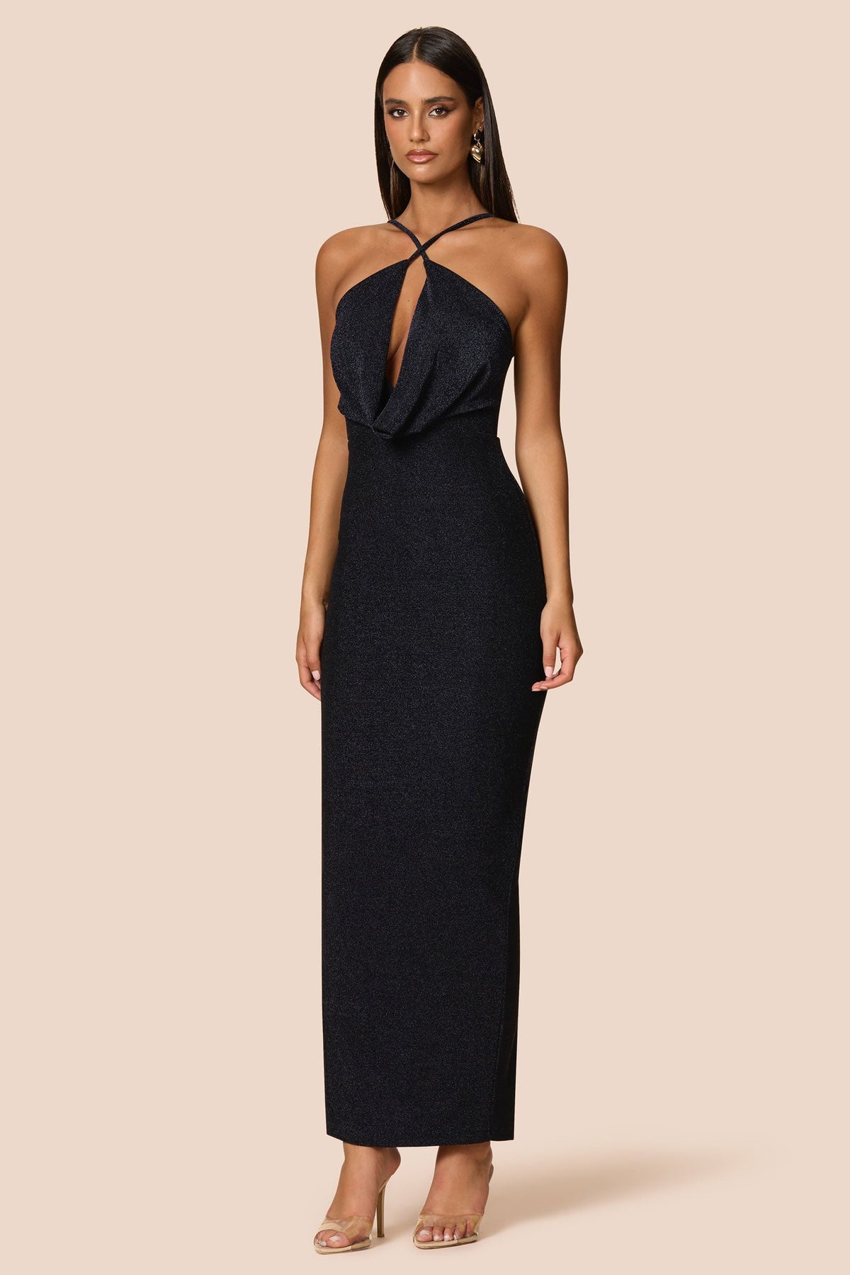 Two Piece Halter Long Gown 9935 main image 0