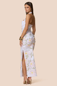 Capri Floral Halter Maxi - Nookie