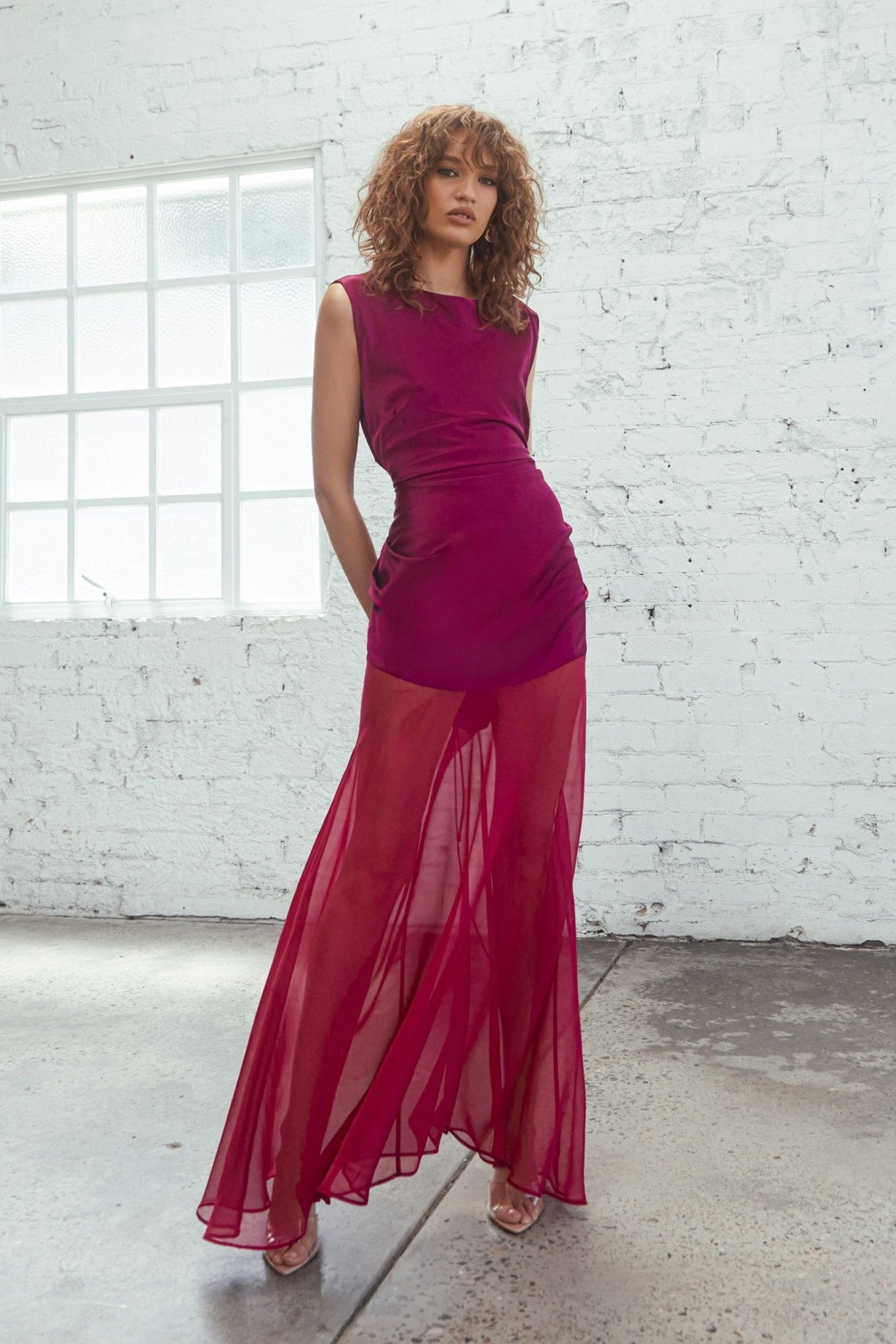 Demi Satin Maxi - Nookie