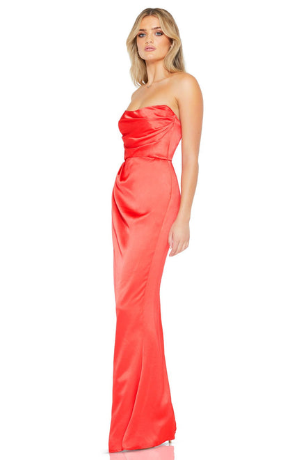 Emelie Strapless Gown - Nookie