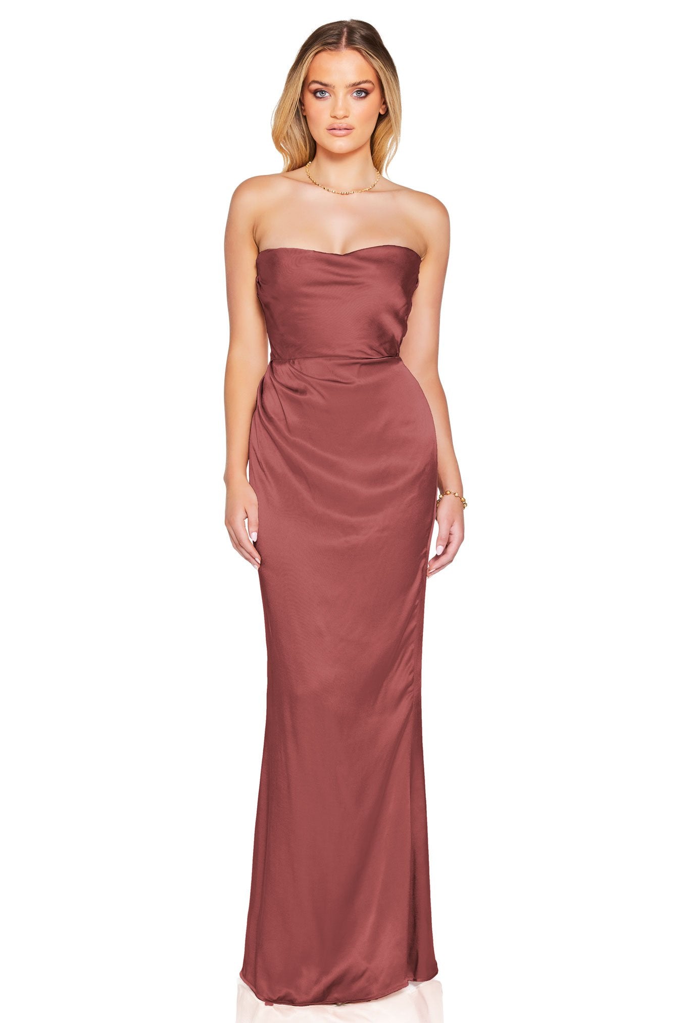 Emelie Strapless Gown - Nookie