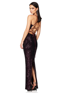 Lumina Lace Back Gown - Nookie