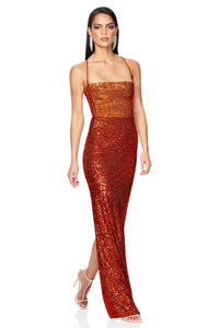 Lumina Lace Back Gown - Nookie