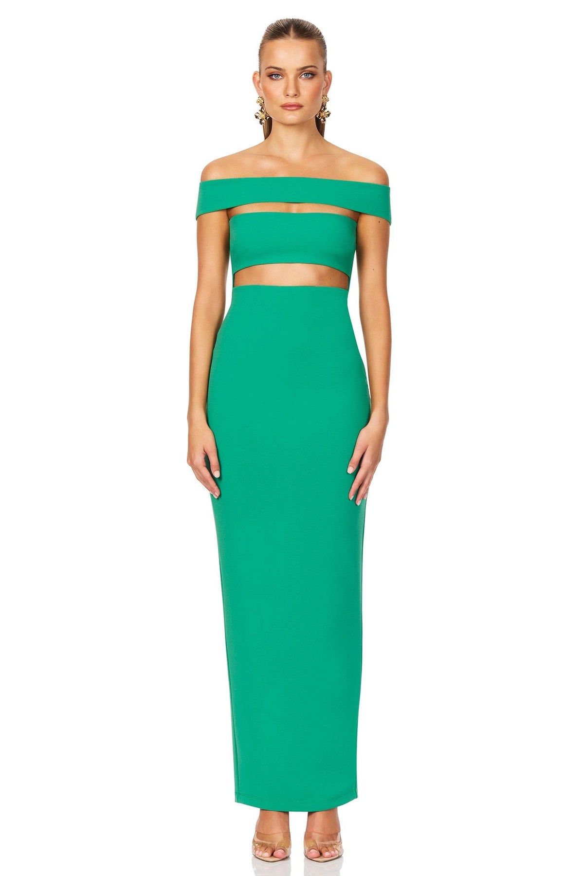 Naomi's White Ombre Gown
