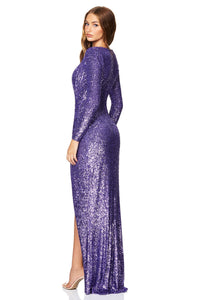 Sensation Plunge LS Gown - Nookie