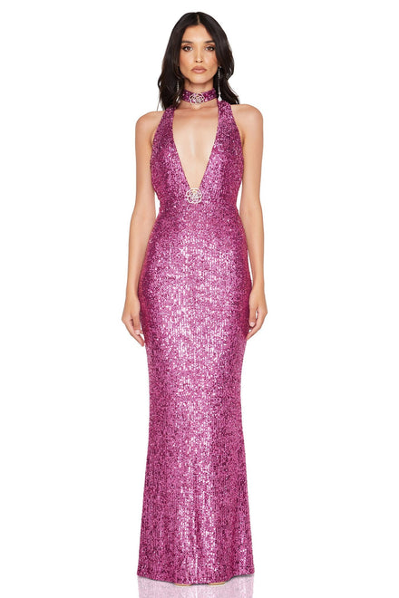 Rosalia Halter Gown - Nookie