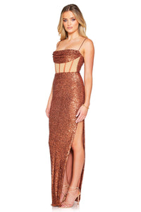 Sloane Ilusion Gown - Nookie