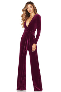 VAMP VELVET JUMPSUIT - Nookie