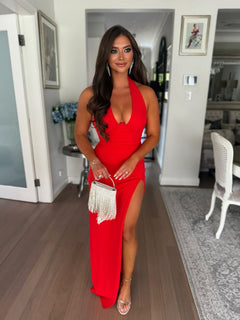 Cinema Halter Gown