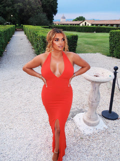 ILLEGAL HALTER GOWN