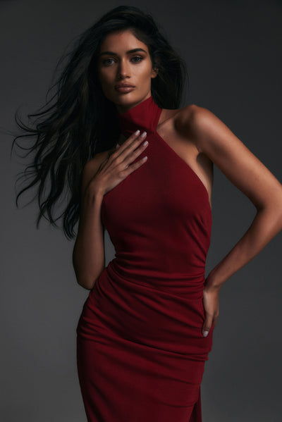 Crush Halter Gown