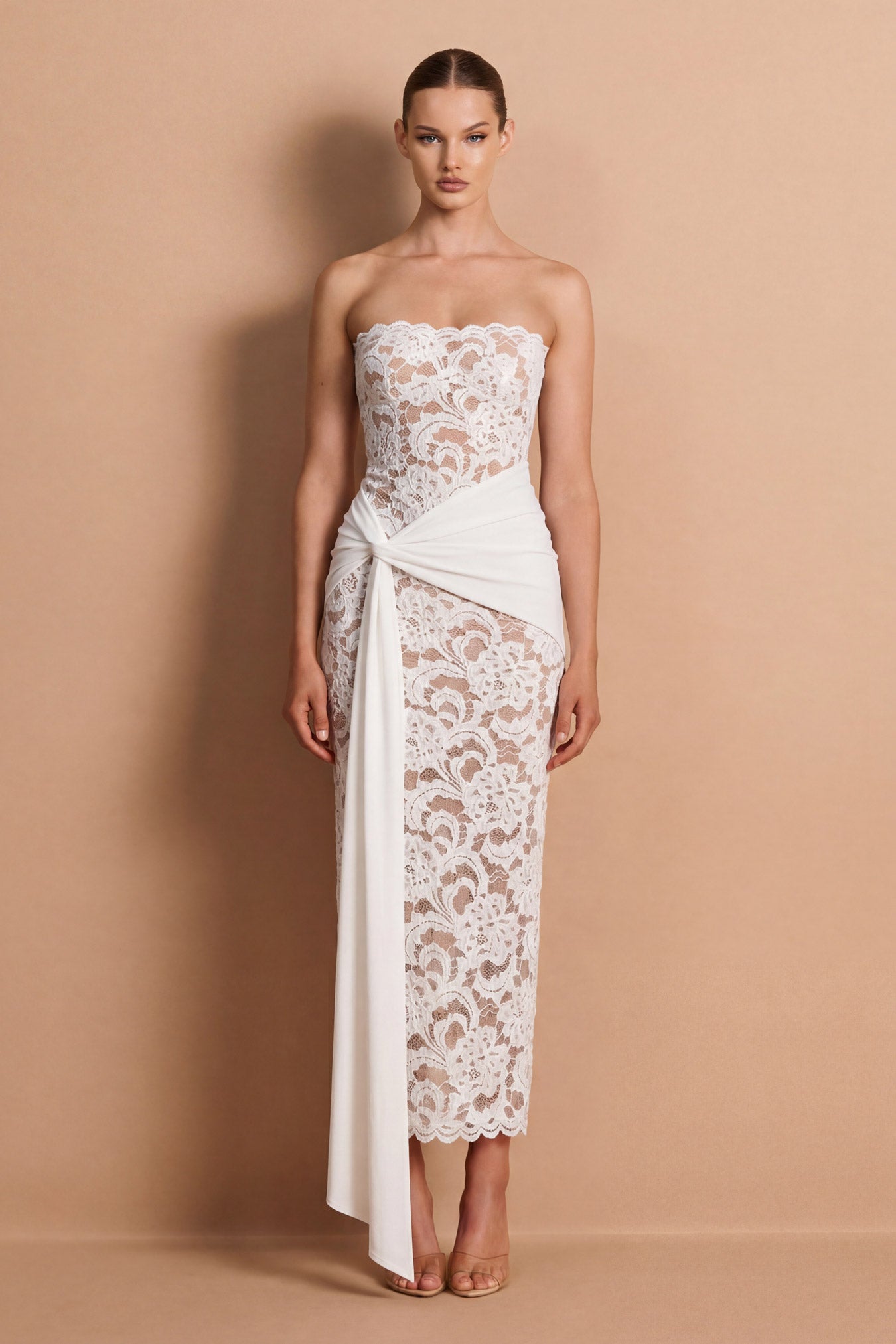 Ever After Strapless Midi