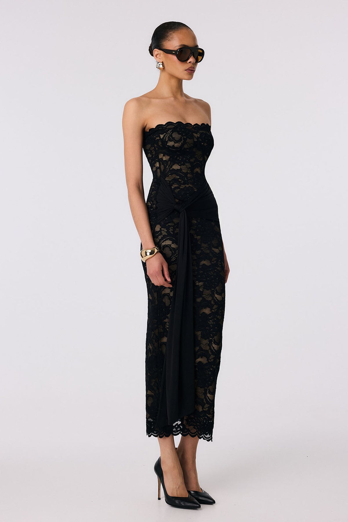 Ever After Strapless Midi