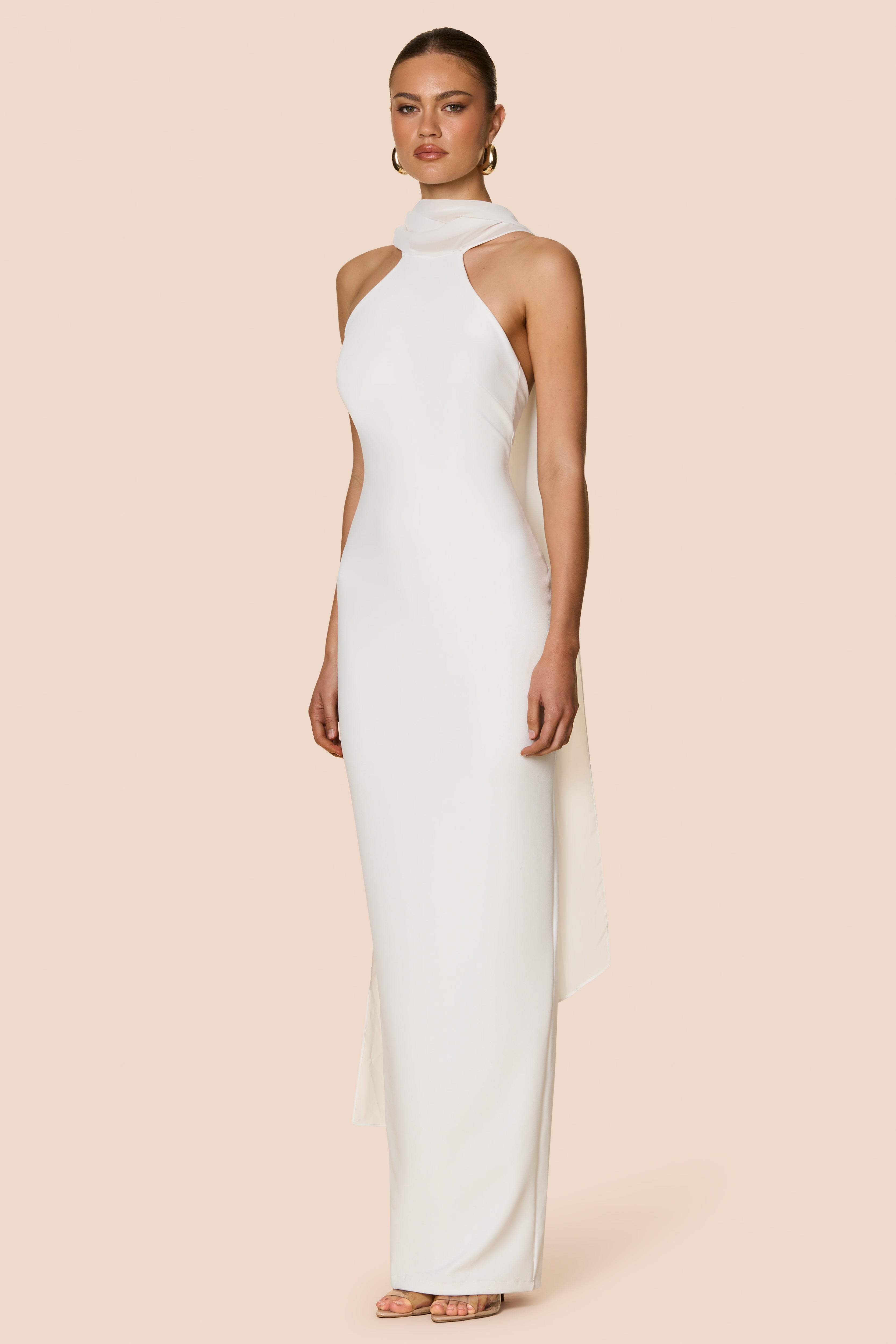 Martini High Neck Gown