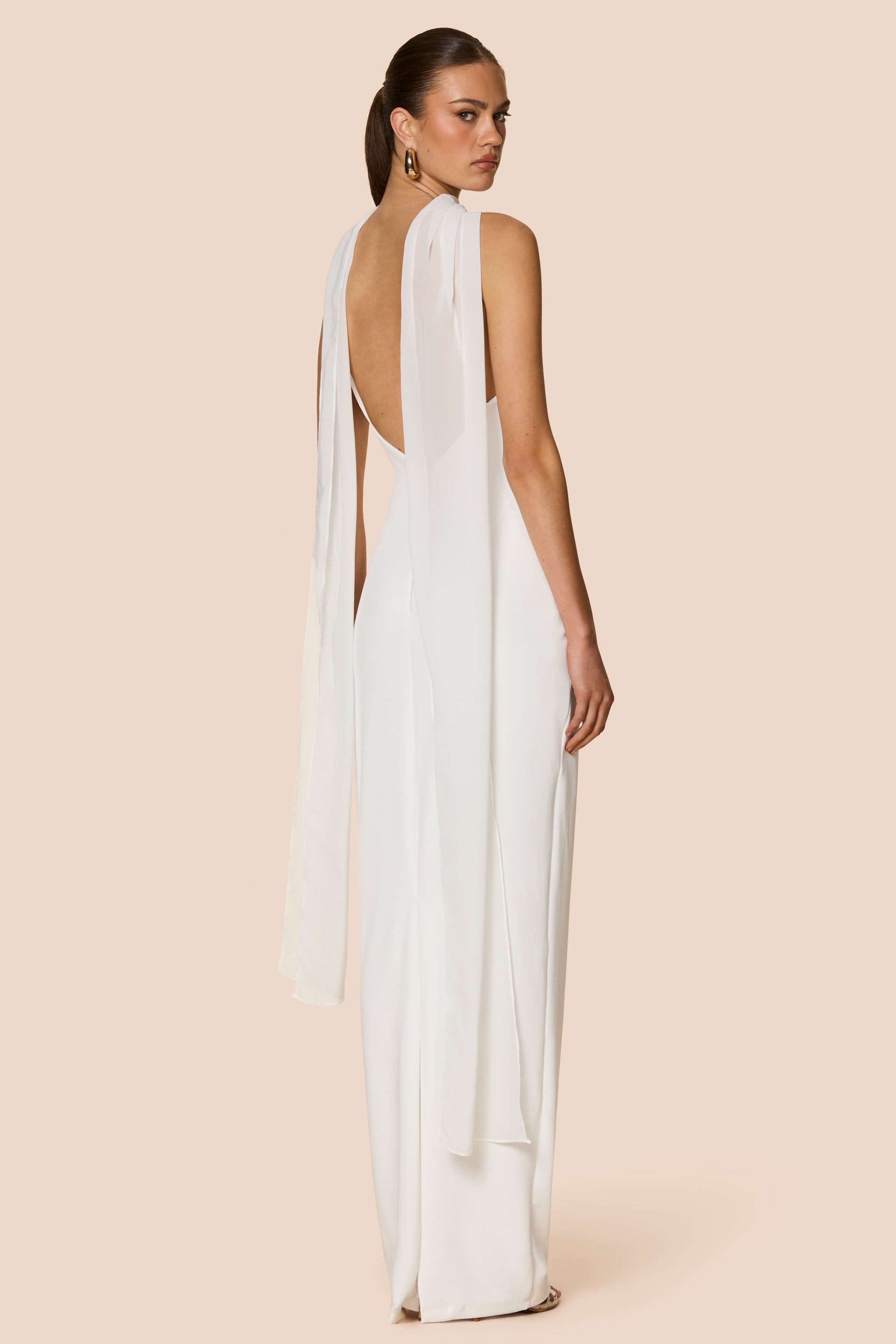 Martini High Neck Gown