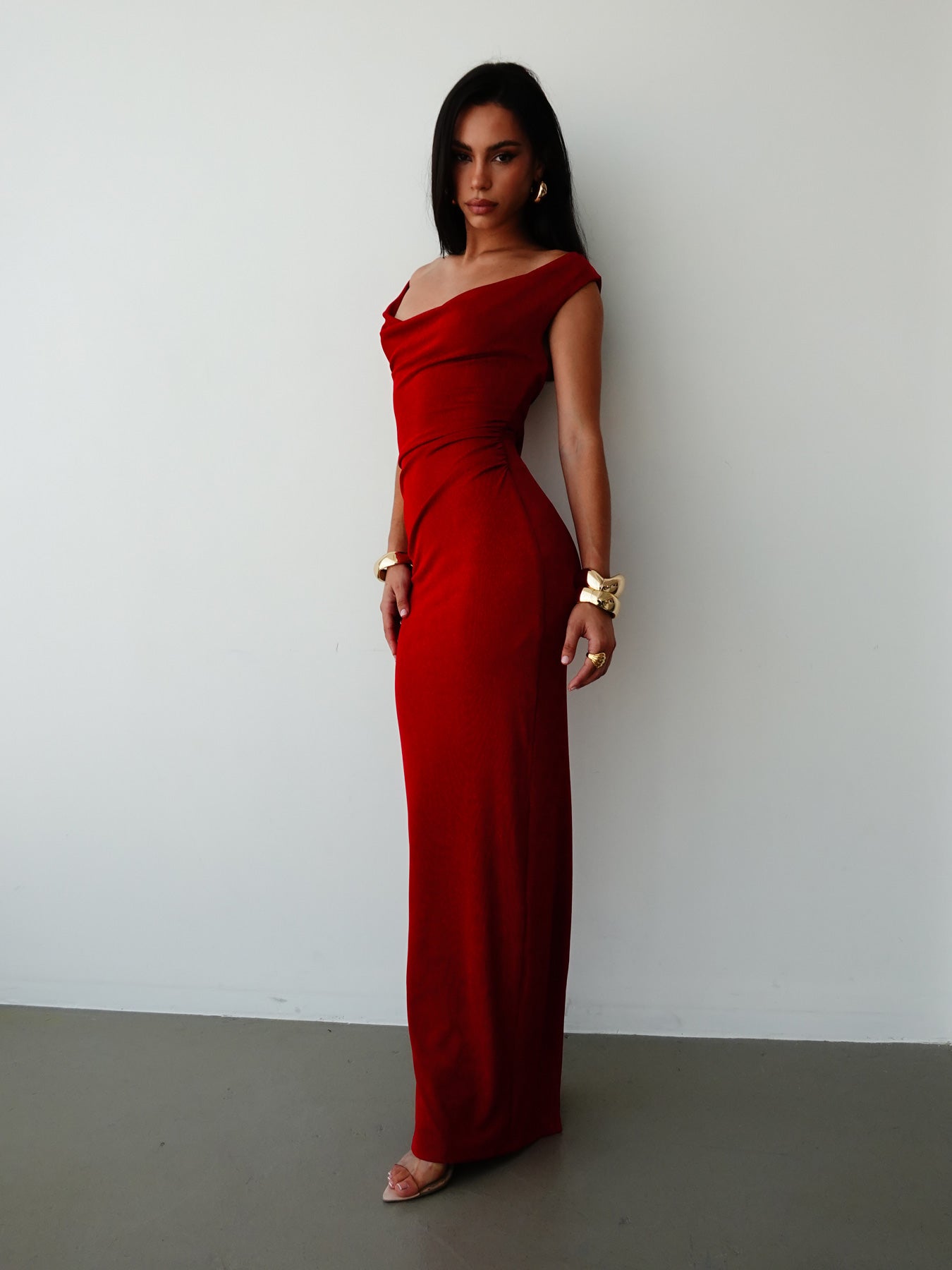 Crush Drape Maxi
