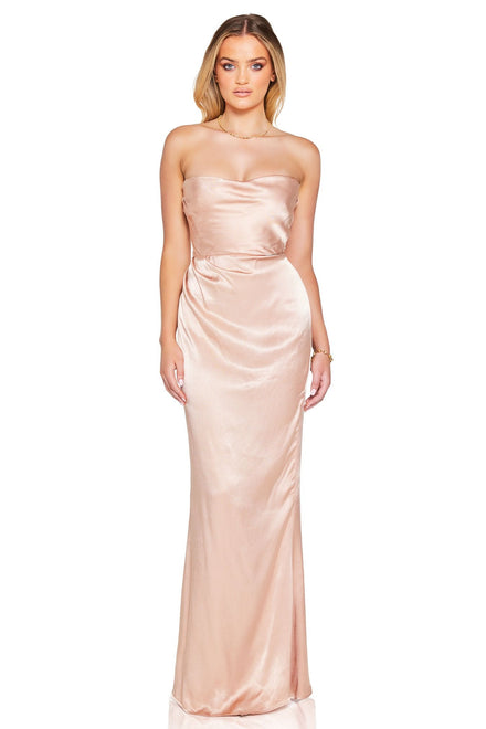 Emelie Strapless Gown - Nookie