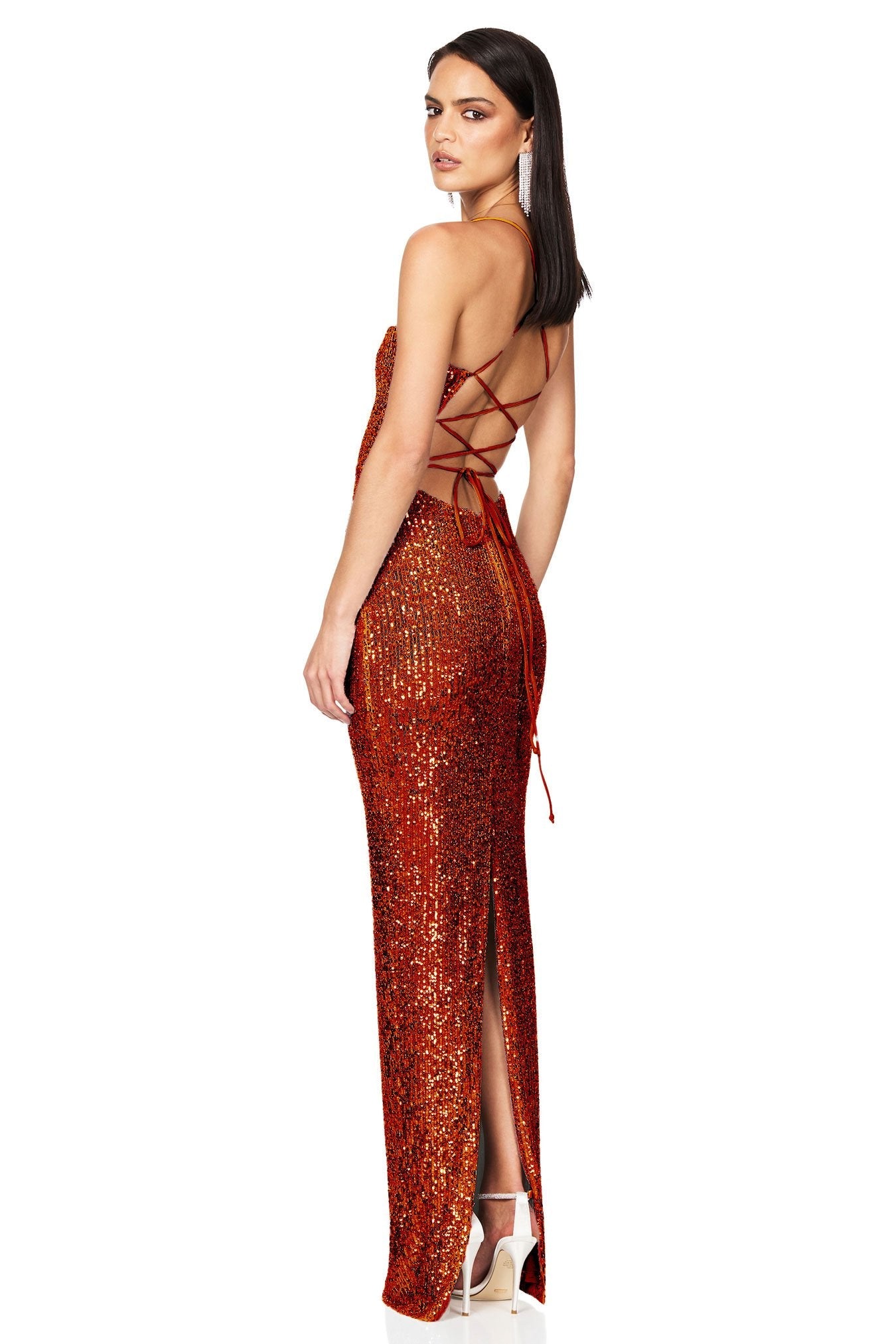 Lumina Lace Back Gown - Nookie