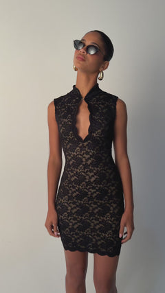 Mystique High Neck Mini