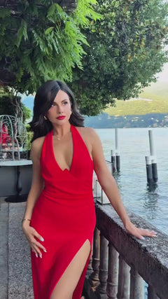Cinema Halter Gown