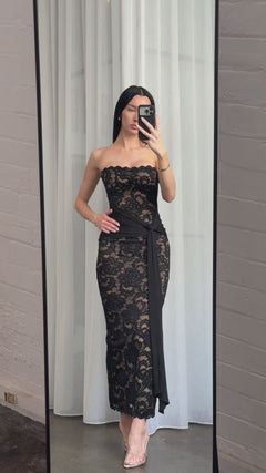 Ever After Strapless Midi
