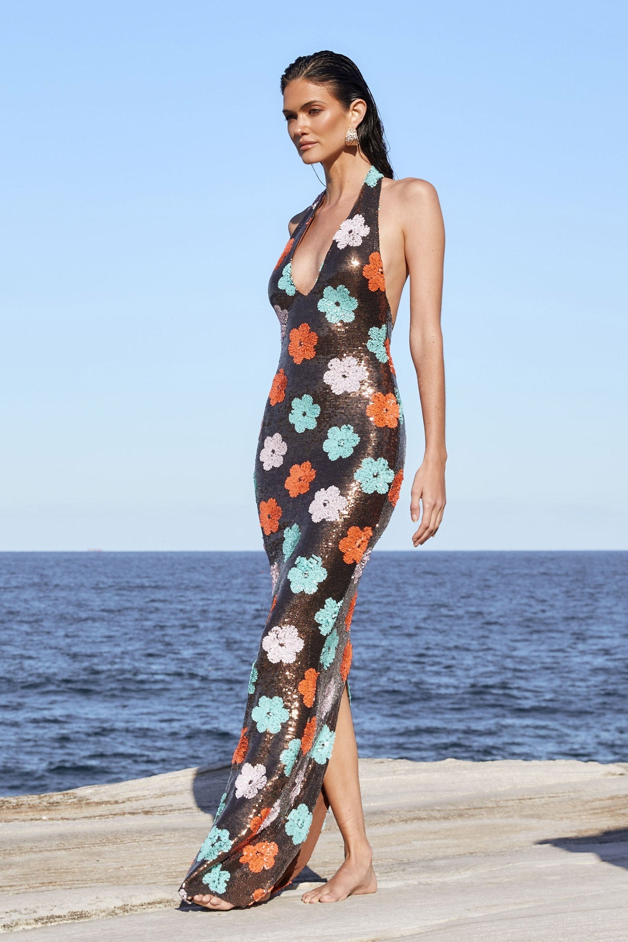 Sienna Halter Gown - Nookie