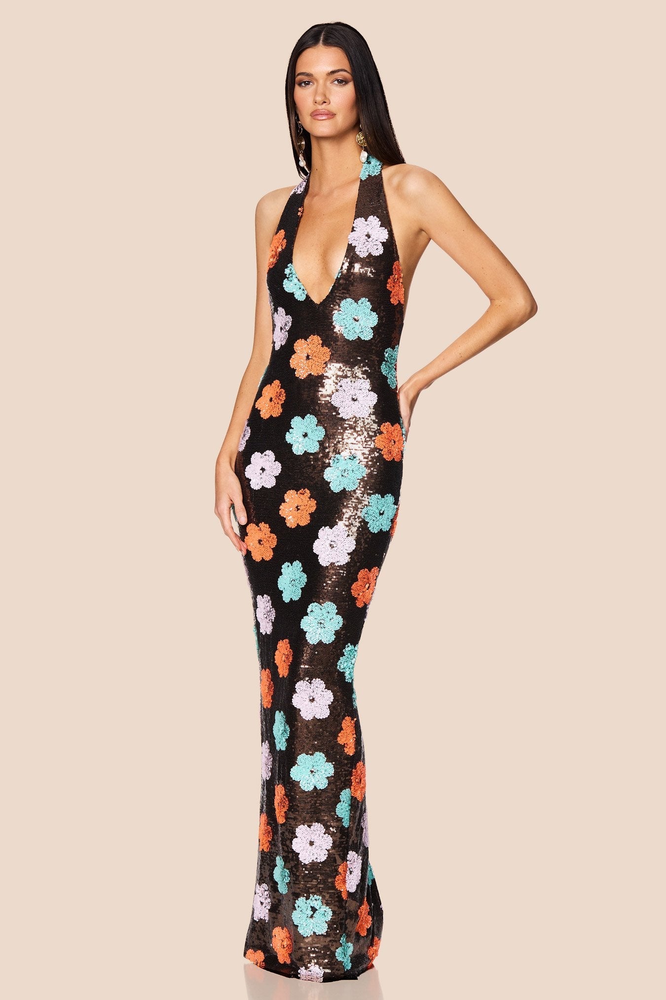 Sienna Halter Gown - Nookie