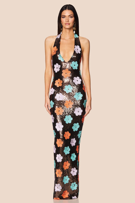 Sienna Halter Gown - Nookie