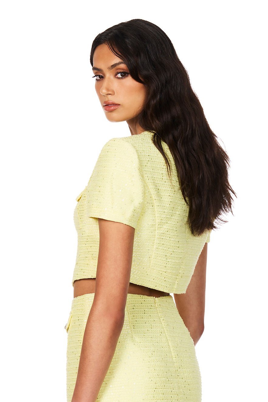 Tarsha Tweed Crop - Nookie