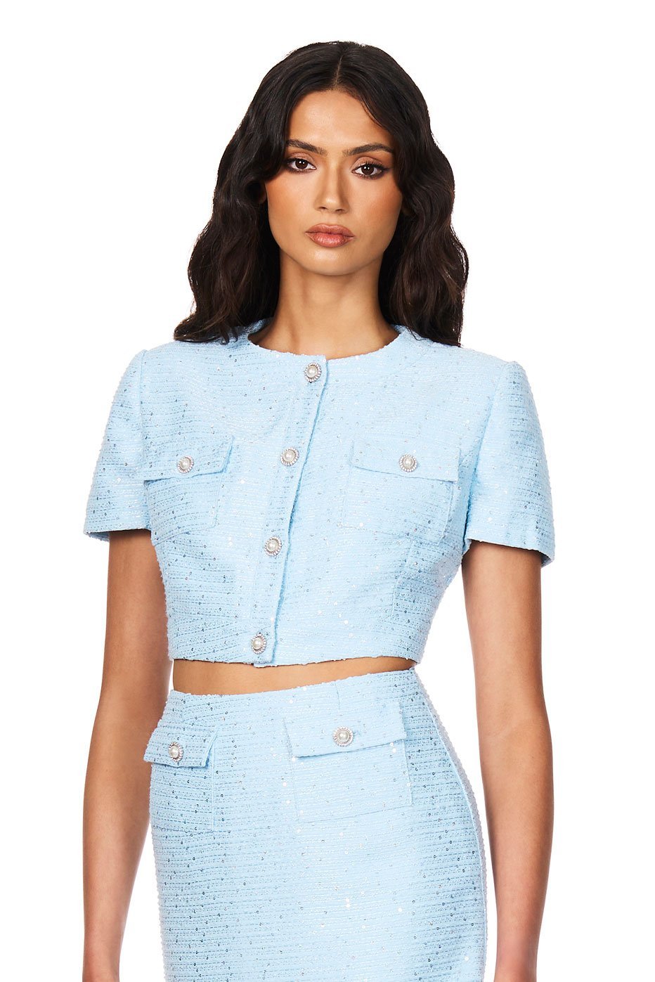 Tarsha Tweed Crop - Nookie