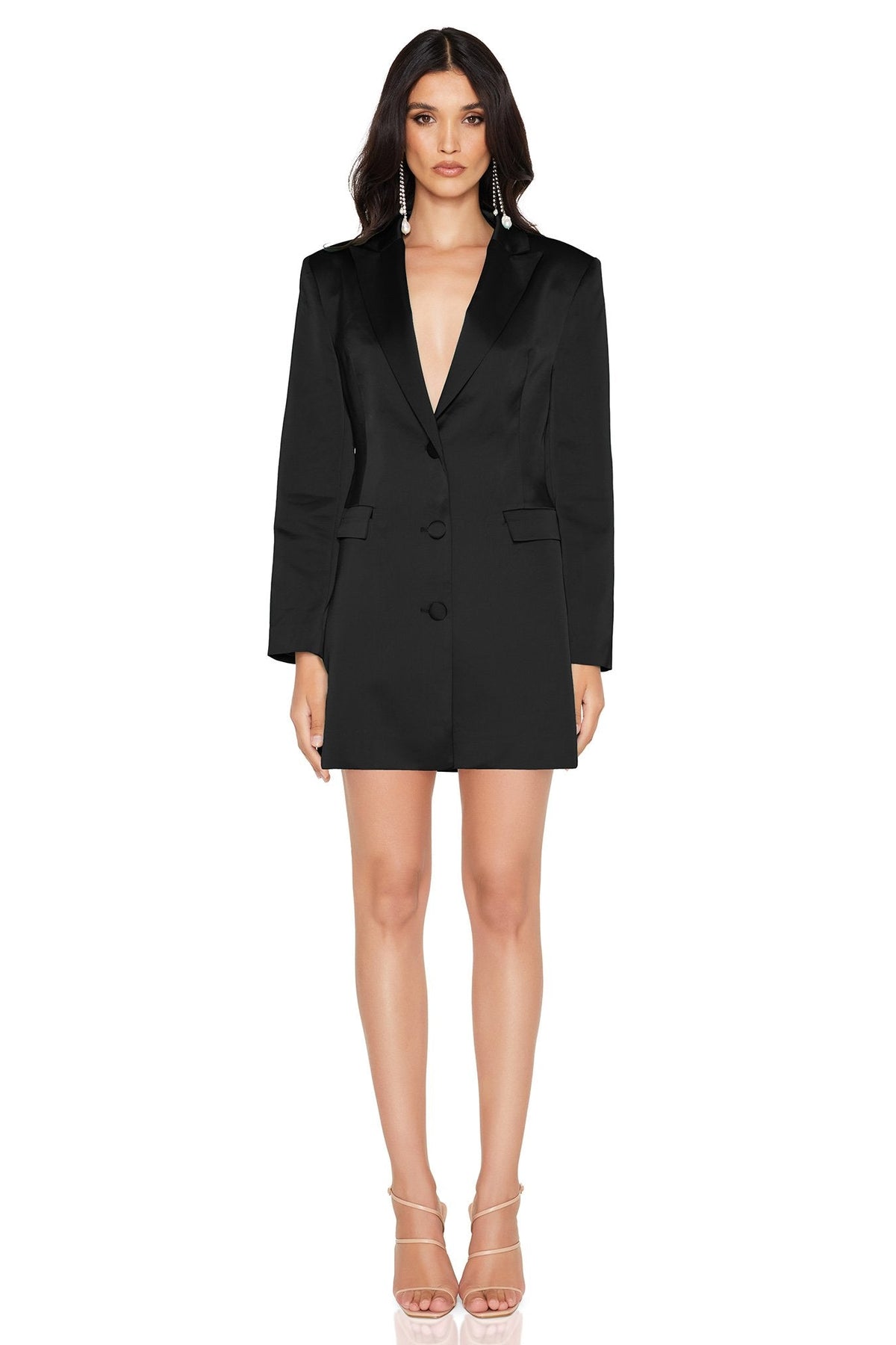 The Plaid Empress Blazer Dress